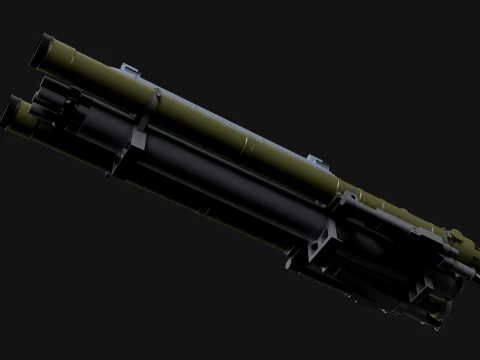 Rocket Launcher 9K38 Igla --86-- 3D Model