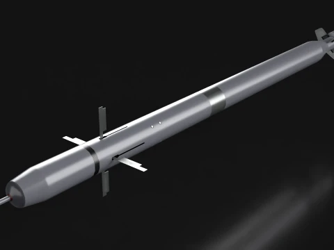 Rocket Launcher 9K38 Igla --86-- 3D Model
