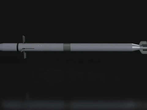 Rocket Launcher 9K38 Igla --86-- 3D Model