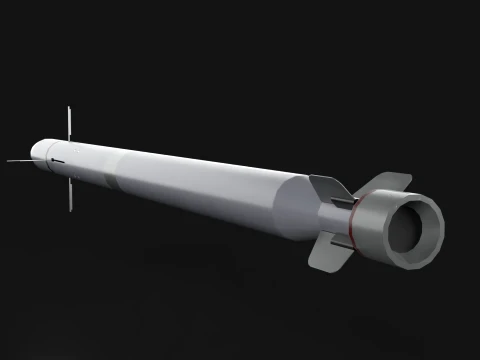 Rocket Launcher 9K38 Igla --86-- 3D Model