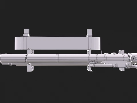 Rocket Launcher 9K38 Igla --86-- 3D Model