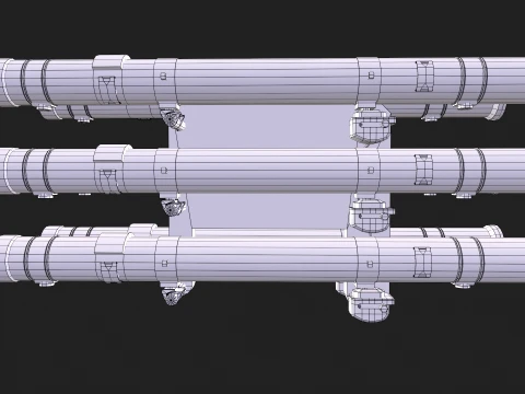 Rocket Launcher 9M120 Ataka --87-- 3D Model