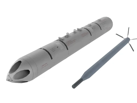 Raketenwerfer B-13 --88-- 3D Modell