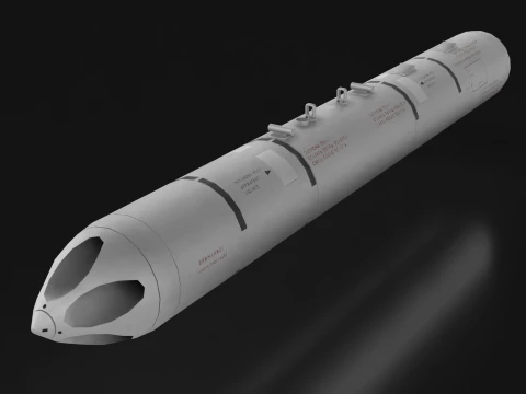 Rocket Launcher B-13 --88-- 3D Model