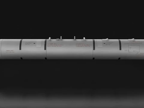Rocket Launcher B-13 --88-- 3D Model