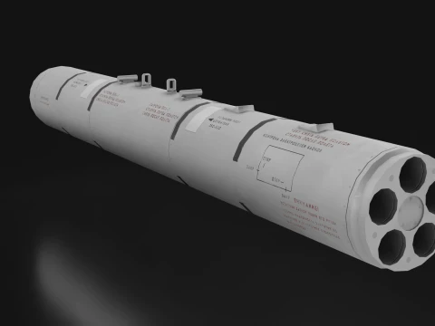 Rocket Launcher B-13 --88-- 3D Model
