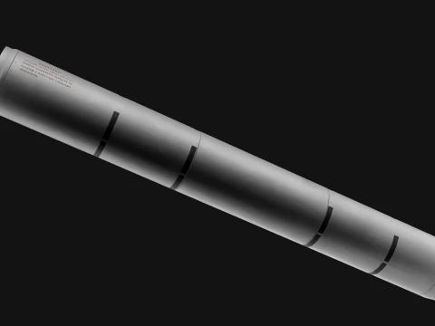 Rocket Launcher B-13 --88-- 3D Model