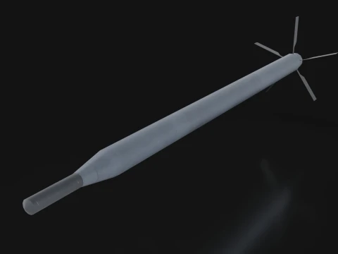 Rocket Launcher B-13 --88-- 3D Model