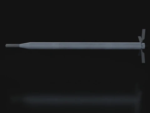 Rocket Launcher B-13 --88-- 3D Model