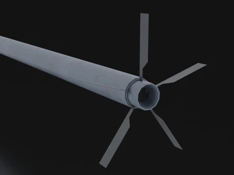 Rocket Launcher B-13 --88-- 3D Model