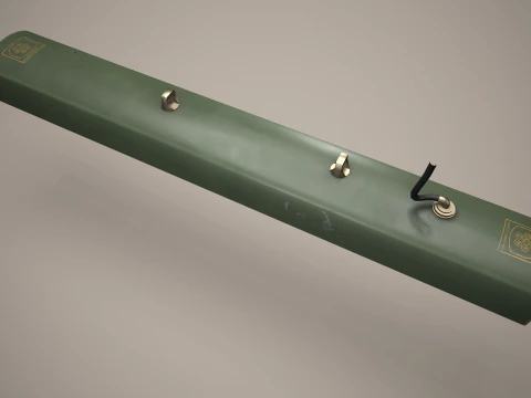 Rocket Launcher FZ220 With Missiles --91-- 3D Model