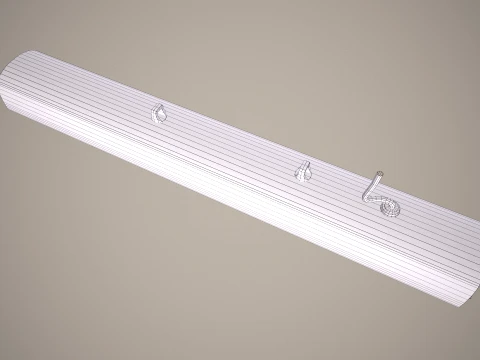 Rocket Launcher FZ220 With Missiles --91-- 3D Model