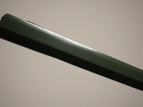 Rocket Launcher FZ231 With Missiles --93-- 3D Model