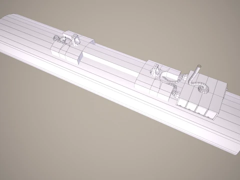 Rocket Launcher FZ231 With Missiles --93-- 3D Model