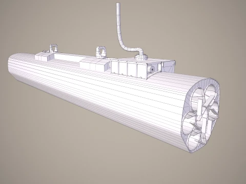 Rocket Launcher FZ233 With Missiles --94-- 3D Model