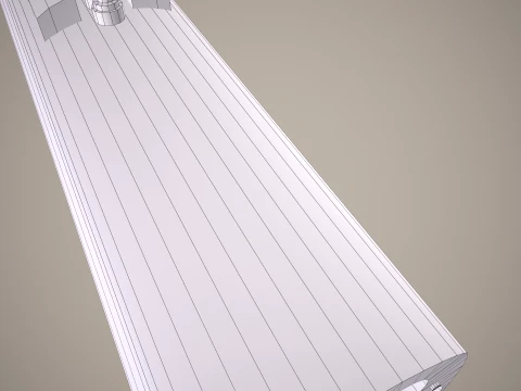 Rocket Launcher FZ233 With Missiles --94-- 3D Model
