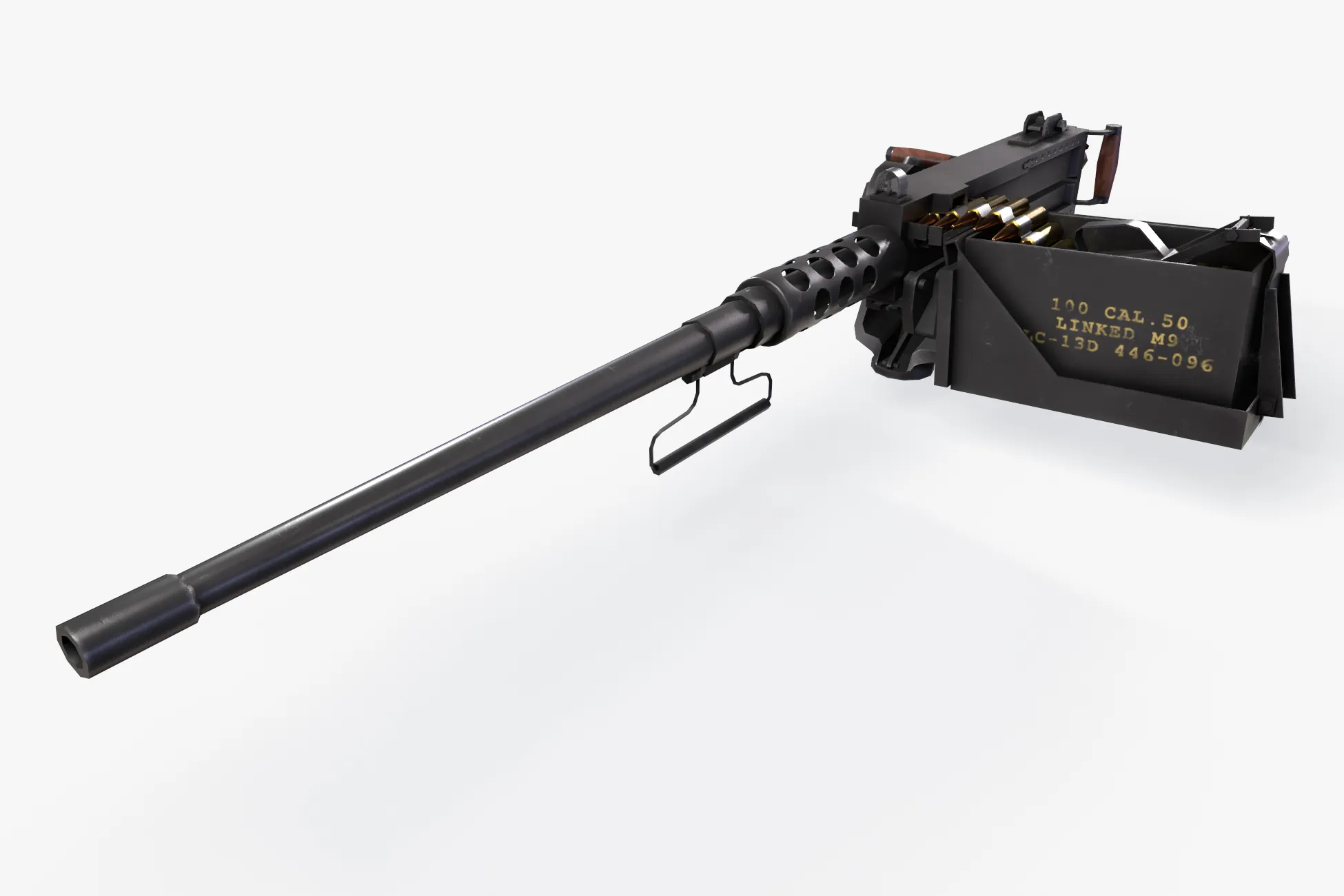 M2 Browning Maschinengewehr --73-- 3D Modell .c4d .max .obj .3ds .fbx .stl .blend