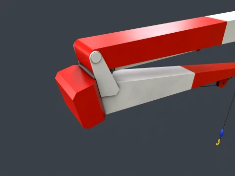 Ship Deck Crane --101-- 3D Model