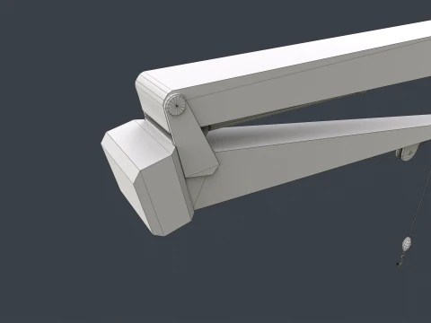 Ship Deck Crane --101-- 3D Model