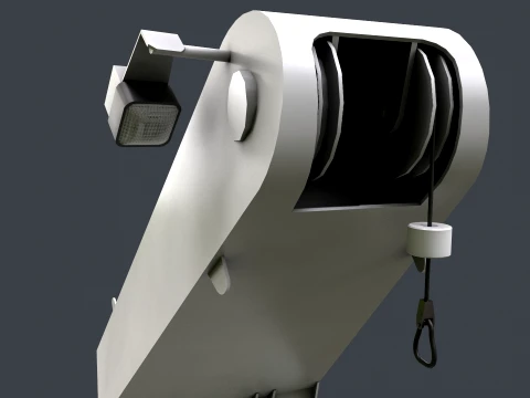 Ship Deck Davit --103-- 3D Model