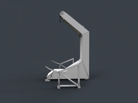 Ship Deck Davit --103-- 3D Model