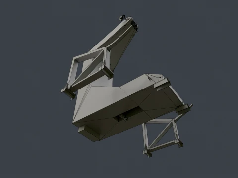Ship Deck Davit --103-- 3D Model