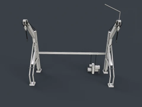 Ship Deck Davit --104-- 3D Model