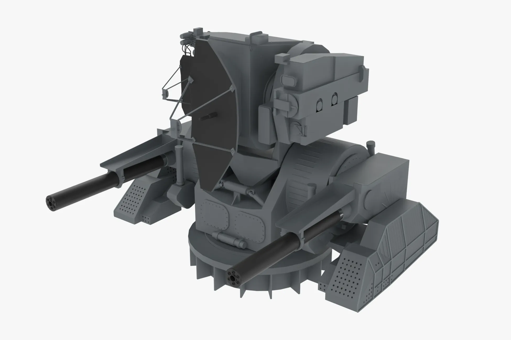 Ship Weapon System Kortik aka Kashtan --105-- 3D Model .c4d .max .obj .3ds .fbx .stl .blend 