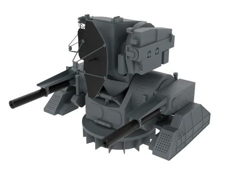 Sistema d'arma navale Kortik alias Kashtan --105-- Modello 3D