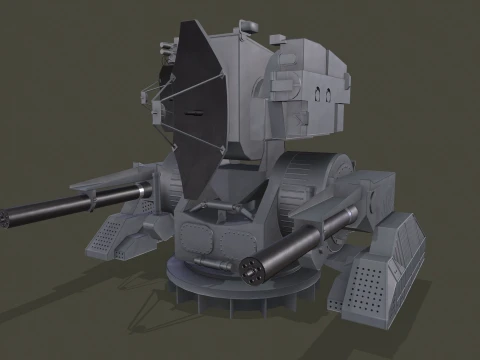 Ship Weapon System Kortik aka Kashtan --105-- 3D Model