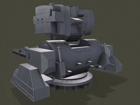 Ship Weapon System Kortik aka Kashtan --105-- 3D Model