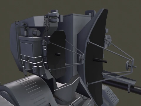 Ship Weapon System Kortik aka Kashtan --105-- 3D Model