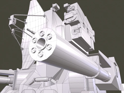 Ship Weapon System Kortik aka Kashtan --105-- 3D Model