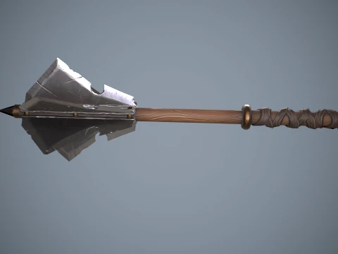 Stylized Mace --109-- 3D Model