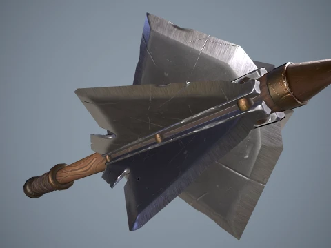 Stylized Mace --109-- 3D Model