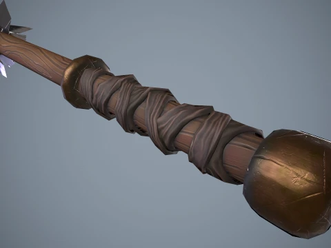 Stylized Mace --109-- 3D Model