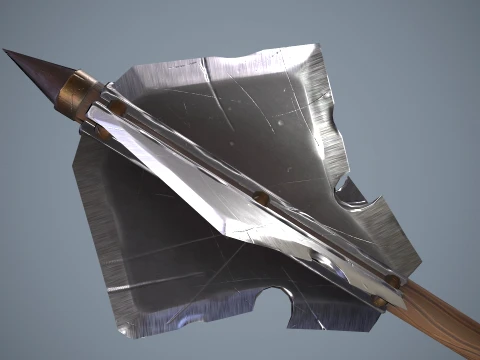 Stylized Mace --109-- 3D Model