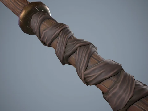 Stylized Mace --109-- 3D Model