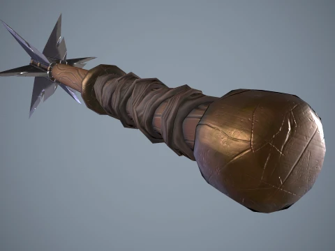 Stylized Mace --109-- 3D Model