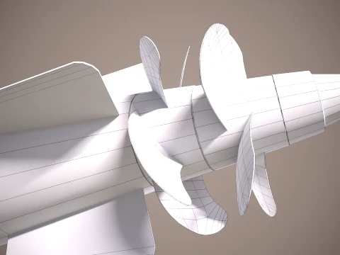 Torpedo MK-54 --112-- 3D Model