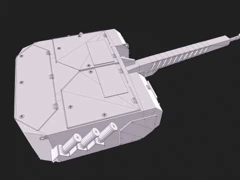 タレット 32V01 --113-- 3Dモデル