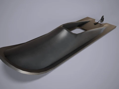 Helicopter Skis L44000 --121-- 3D Model