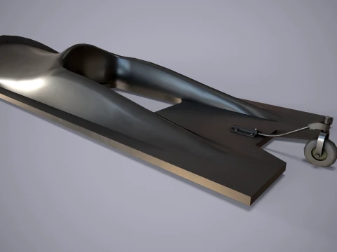 Helicopter Skis L44000 --121-- 3D Model