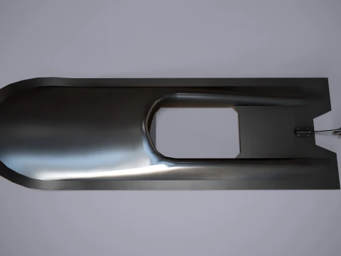 Helicopter Skis L44000 --121-- 3D Model