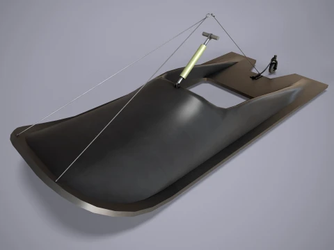 Helicopter Skis L44000 --121-- 3D Model