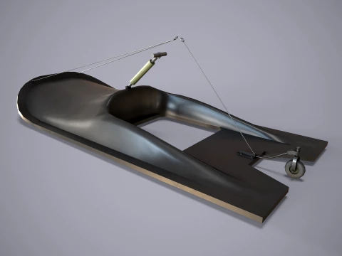 Helicopter Skis L44000 --121-- 3D Model
