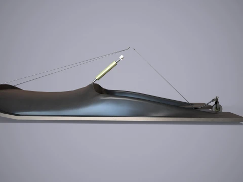 Helicopter Skis L44000 --121-- 3D Model