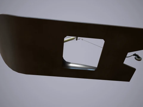 Helicopter Skis L44000 --121-- 3D Model