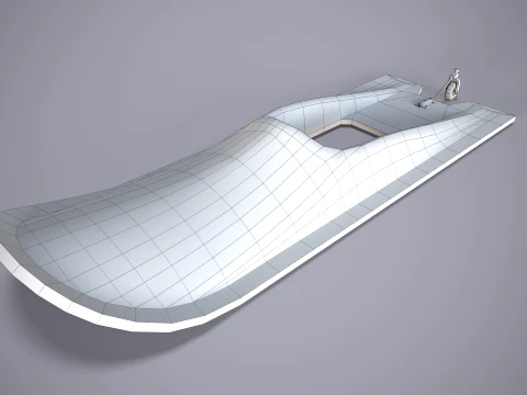 Helicopter Skis L44000 --121-- 3D Model