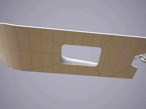 Helicopter Skis L44000 --121-- 3D Model
